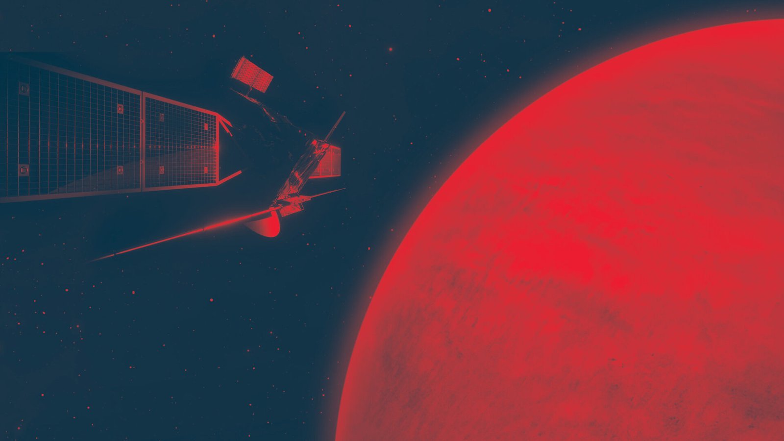 Official ESA artist concept of the EnVision orbiter, a Venus mission set to launch in 2031 to study the planet's atmosphere, surface, and interior