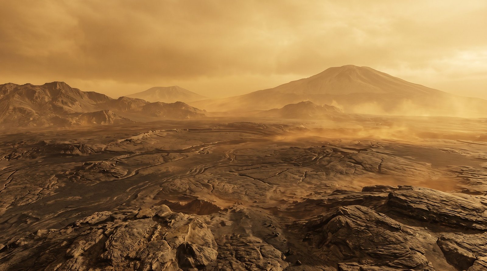 Volcanic landscape on Venus revealed beneath its thick clouds